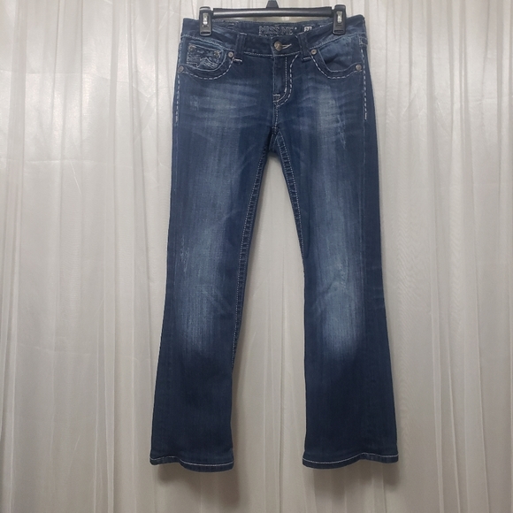 Miss Me Sz 28 JE1045BX Boot Cut Jeans for Buckle **Altered** - Picture 2 of 16